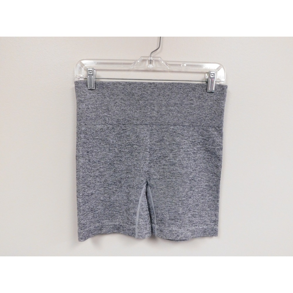 Women's Seamless Ribbed Bike Shorts - Colsie Heather Gray  Large